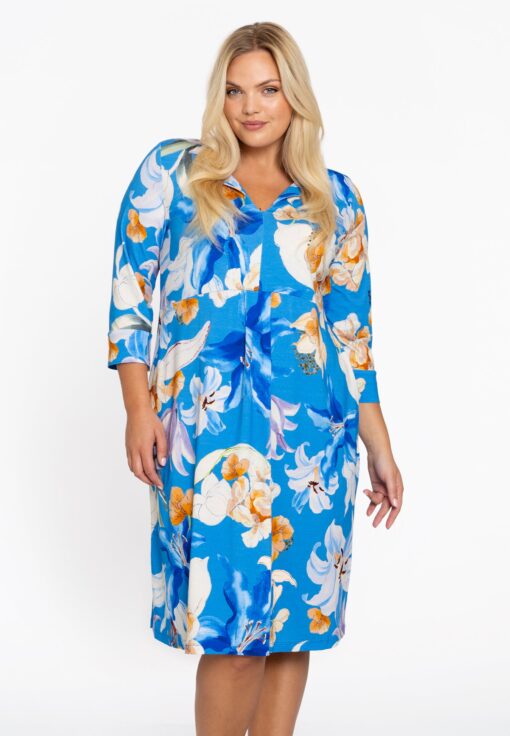 Yoek Jurk BAROQUE | Licht Blauw | Maat 42/44