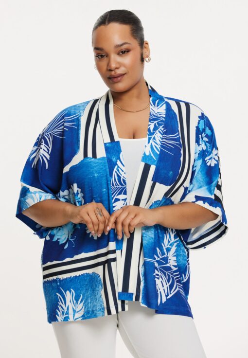 Yoek Kimono AZZURRO | Blauw | Maat 42/44