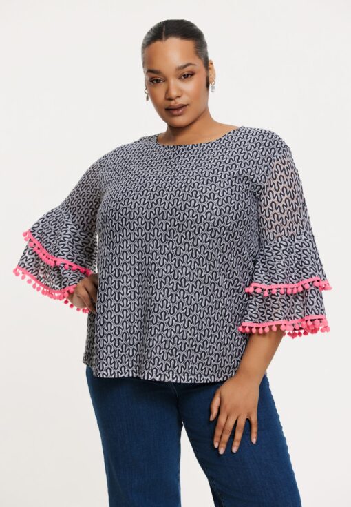 Yoek Tuniek pon pon RODI | Blauw | Maat 46/48