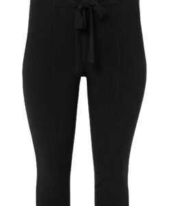 Yoek Trousers capri | Zwart | Maat 50/52