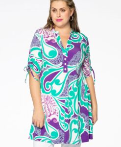Yoek Tunic wide bottom | Paars | Maat 42/44