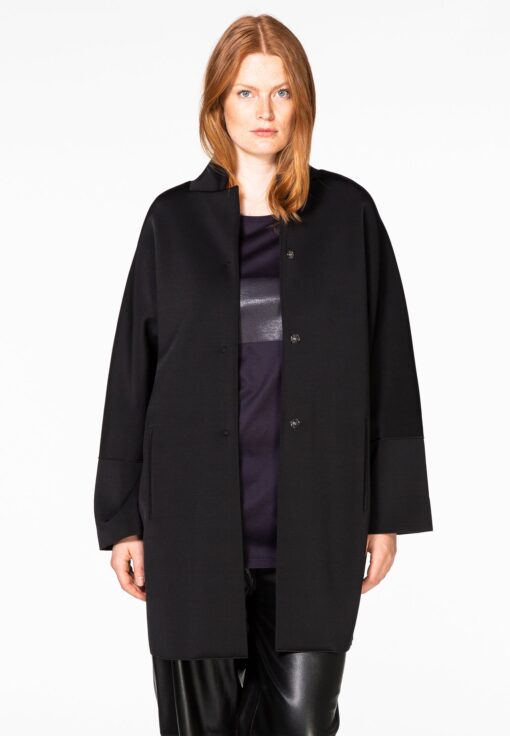 Yoek Jacket soft | Zwart | Maat 38