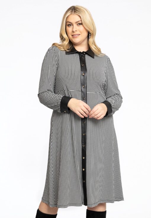 Yoek Blouse-jurk | Zwart | Maat 38/40