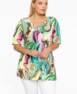 Yoek Tuniek flare | Geel | Maat 46/48