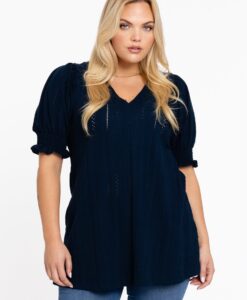 Yoek Tuniek flare WAVE | Blauw | Maat 38/40