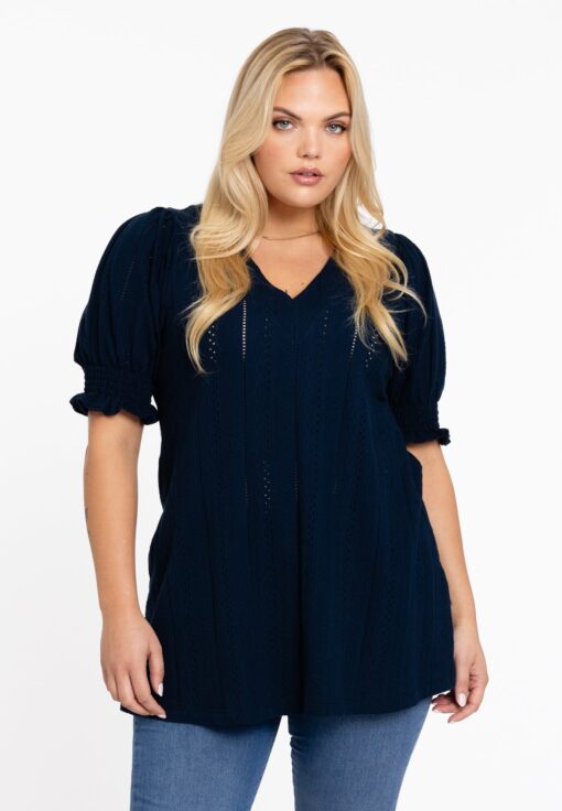 Yoek Tuniek flare WAVE | Blauw | Maat 38/40
