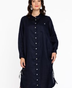 Yoek Blouse-jurk | Blauw | Maat 38/40