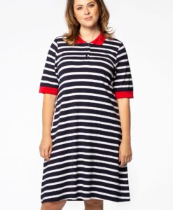 Yoek Jurk polo | Blauw | Maat 38/40