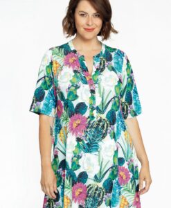 Yoek Tuniek grandad collar PINEAPPLE | Licht Blauw | Maat 46/48