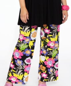 Yoek Trousers long HAYFLOWER | Zwart | Maat 38/40