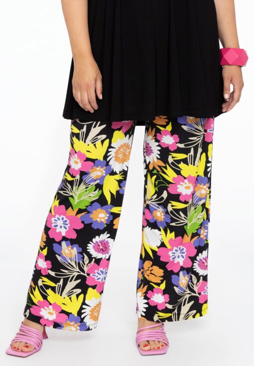 Yoek Trousers long HAYFLOWER | Zwart | Maat 38/40