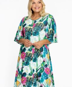 Yoek Jurk A-lijn PINEAPPLE | Licht Blauw | Maat 38/40