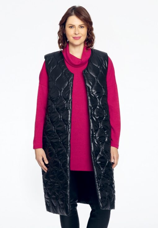 Yoek Gilet QUILTED | Zwart | Maat 46/48