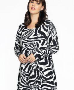 Yoek Tuniek wide bottom | Zwart | Maat 38/40