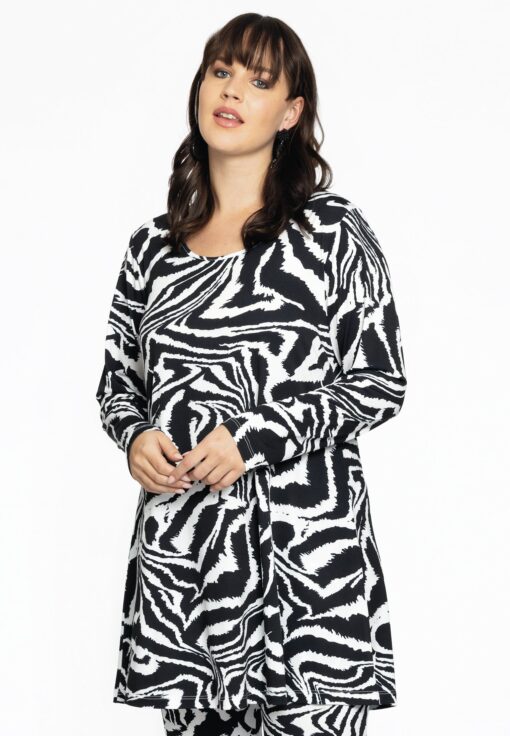 Yoek Tuniek wide bottom | Zwart | Maat 38/40
