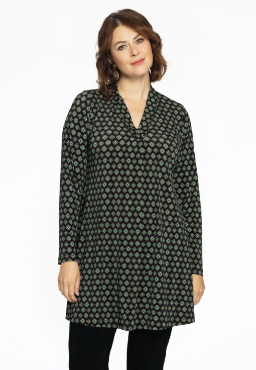 Yoek Tuniek wide bottom BARONNE | Zwart | Maat 42/44