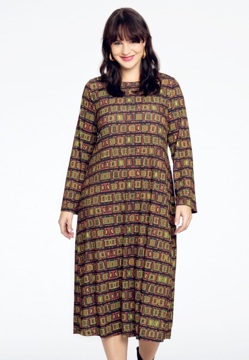Yoek Jurk INFINITY | Zwart | Maat 46/48