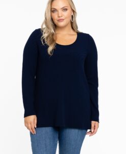 Yoek Shirt A-lijn | Blauw | Maat 42/44