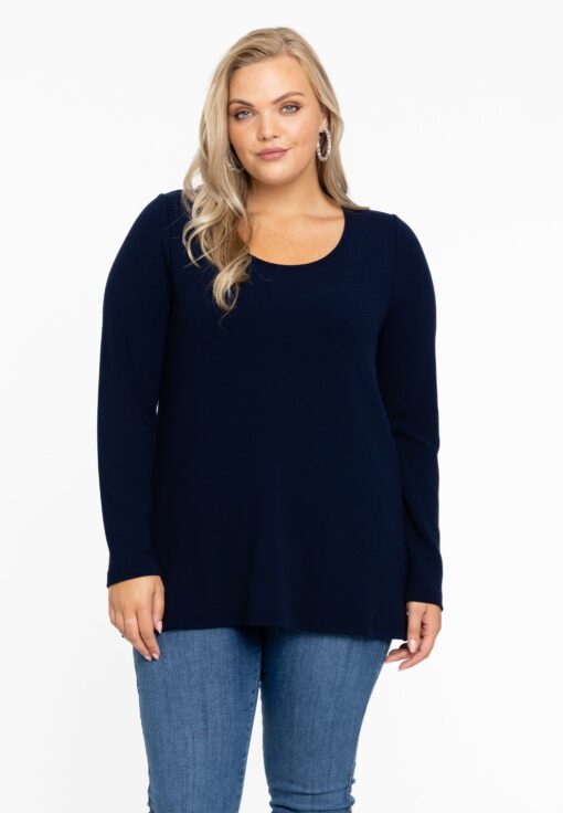 Yoek Shirt A-lijn | Blauw | Maat 42/44