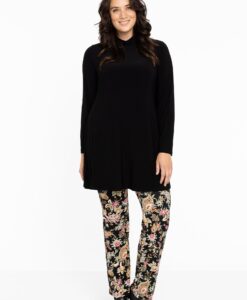 Yoek Tregging PAISLEY | Zwart | Maat 38/40