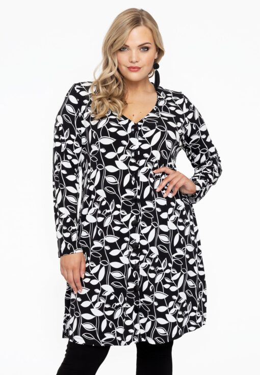 Yoek Vest met knopen | Zwart | Maat 58/60