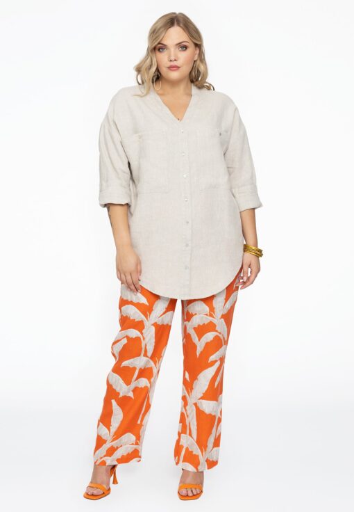 Yoek Pantalon PALM TREE | Oranje | Maat 58/60