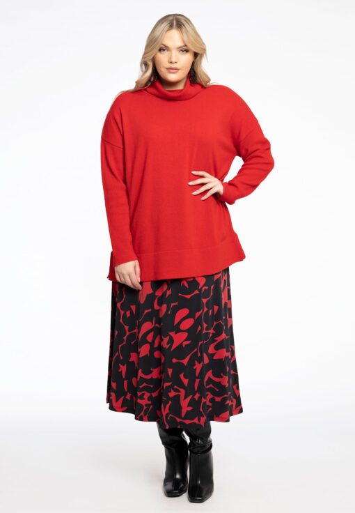 Yoek Rok A-lijn SIENNA | Zwart | Maat 38/40