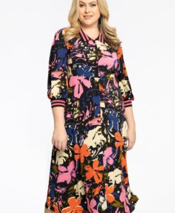 Yoek Jurk met FIORE | Zwart | Maat 58/60