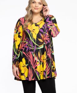 Yoek Tuniek swing AURA | Zwart | Maat 42/44