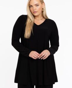 Yoek Tuniek V-hals | Zwart | Maat 38/40