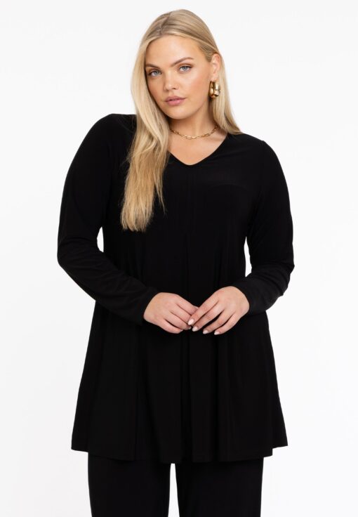 Yoek Tuniek V-hals | Zwart | Maat 38/40