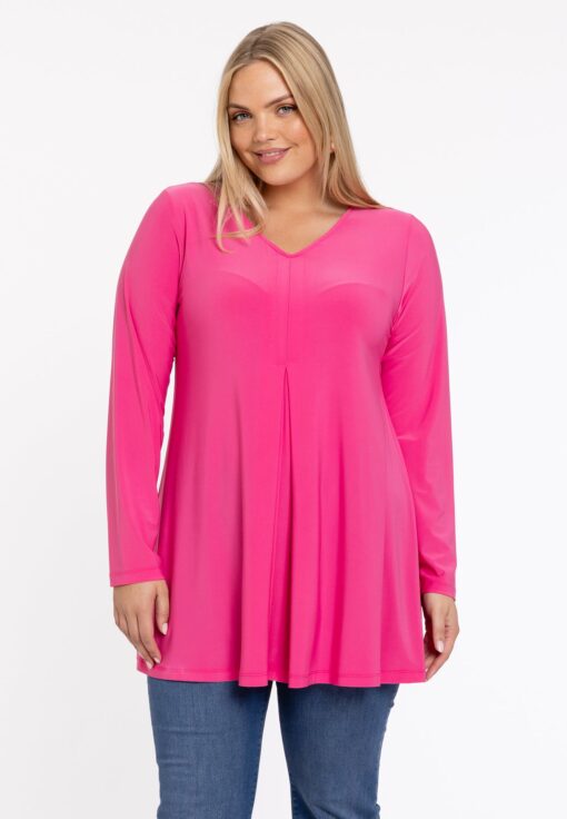 Yoek Tuniek V-hals | Roze | Maat 38/40