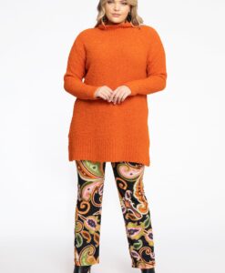 Yoek Legging PAISLEY | Zwart | Maat 38/40