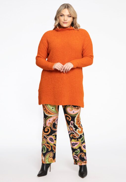 Yoek Legging PAISLEY | Zwart | Maat 38/40