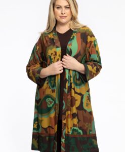 Yoek Lang vest MAUDE | Groen | Maat 38/40