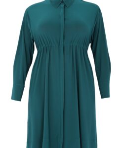 Yoek Tuniek met tailleband | Dark Green | Maat 58/60