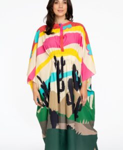 Yoek Kaftan | Groen | Maat 46/48