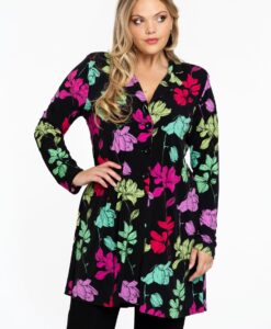 Yoek Blazer A-lijn | Zwart | Maat 46/48