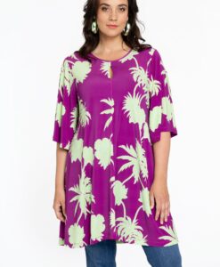 Yoek Tuniek wide bottom ARTICHOKE | Roze | Maat 50/52
