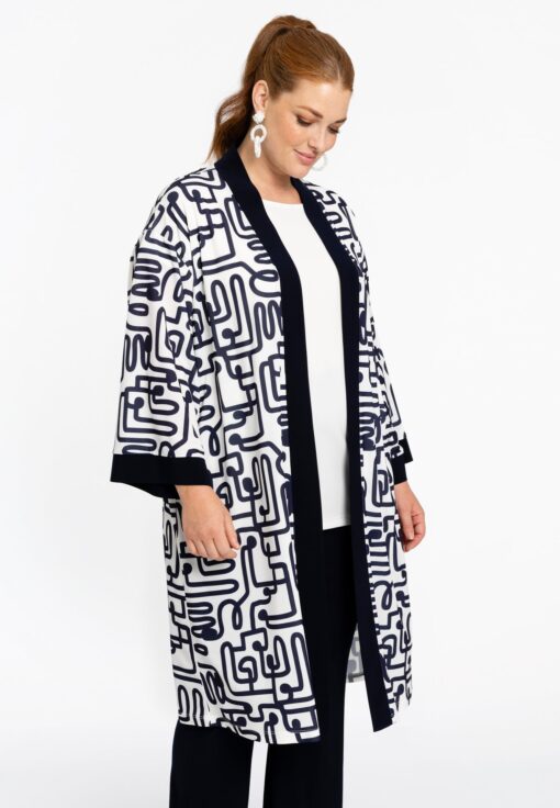 Yoek Kimono MAZE | Wit | Maat 50/52