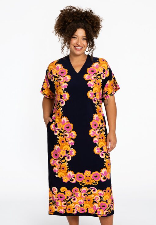 Yoek Kaftan GARLAND | Blauw | Maat 38/40
