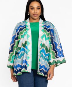 Yoek Kimono GARDENIA | Blauw | Maat 50/52