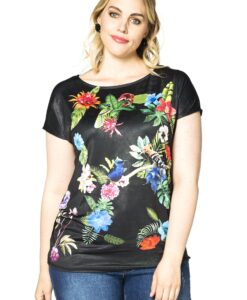 Yoek Shirt TROPIC | Zwart | Maat 58/60