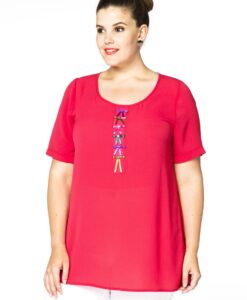 Yoek Tunic little bows | Roze | Maat 42/44
