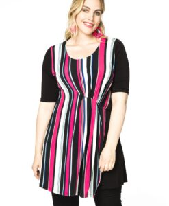 Yoek Tunic asymmetric/ROXY | Multi | Maat 50/52