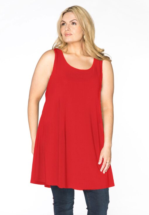 Yoek Singlet wide bottom | Rood | Maat 42/44