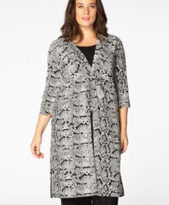Yoek Vest met knoop | Wit | Maat 42/44