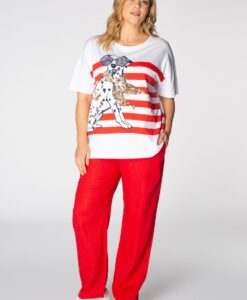 Yoek Lange broek | Rood | Maat 58/60