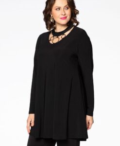 Yoek Tuniek wide bottom ringen | Zwart | Maat 58/60