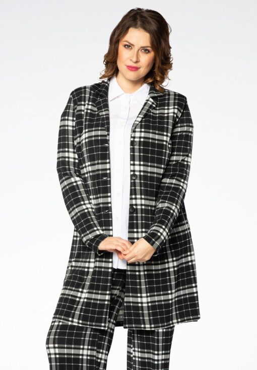Yoek Lange blazer TARA | Zwart | Maat 42/44